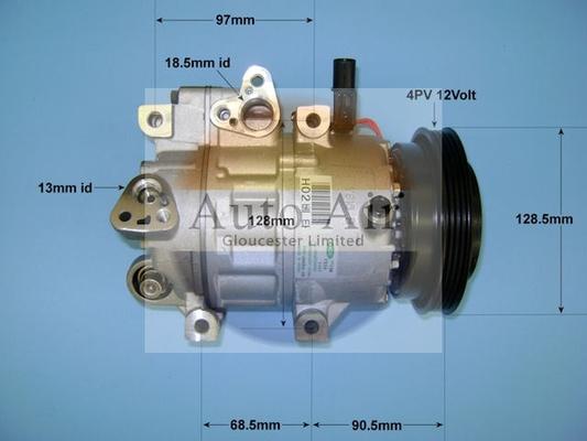 Auto Air Gloucester 14-1457 - Компрессор кондиционера autospares.lv