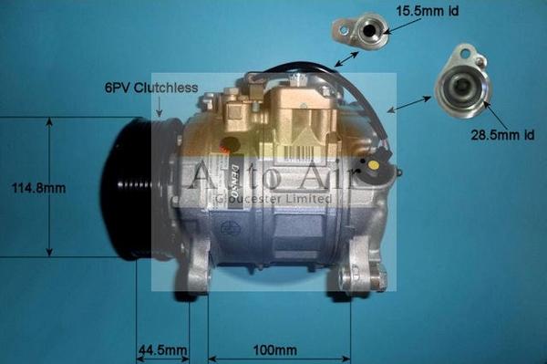 Auto Air Gloucester 14-1051 - Компрессор кондиционера autospares.lv