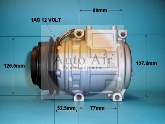 Auto Air Gloucester 14-1195R - Компрессор кондиционера autospares.lv