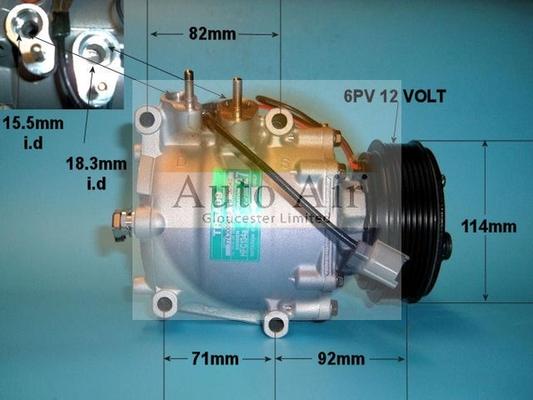 Auto Air Gloucester 14-1185 - Компрессор кондиционера autospares.lv