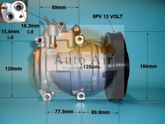 Auto Air Gloucester 14-1183 - Компрессор кондиционера autospares.lv