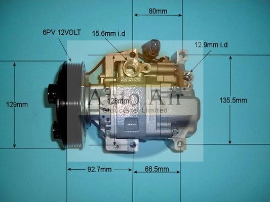 Auto Air Gloucester 14-1134 - Компрессор кондиционера autospares.lv