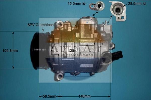 Auto Air Gloucester 14-1126 - Компрессор кондиционера autospares.lv