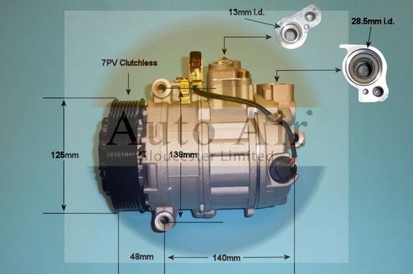 Auto Air Gloucester 14-1123P - Компрессор кондиционера autospares.lv