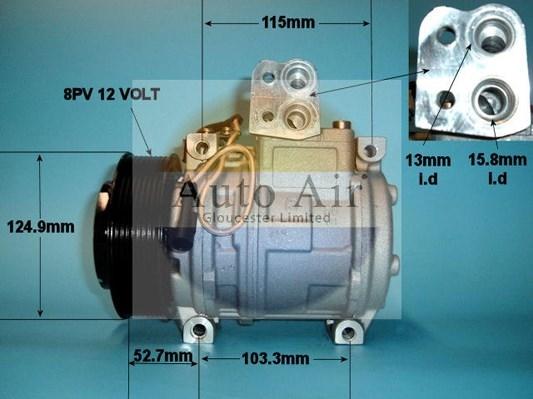 Auto Air Gloucester 14-1170 - Компрессор кондиционера autospares.lv