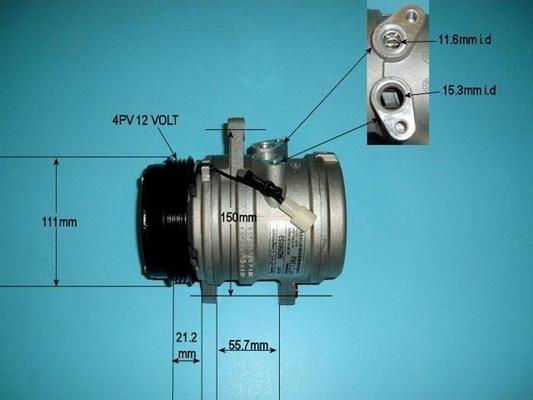 Auto Air Gloucester 14-1172 - Компрессор кондиционера autospares.lv