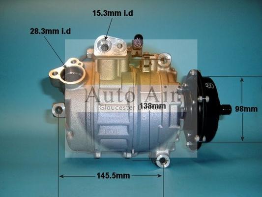 Auto Air Gloucester 14-1263 - Компрессор кондиционера autospares.lv