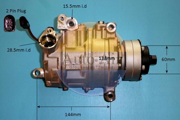 Auto Air Gloucester 14-1289 - Компрессор кондиционера autospares.lv