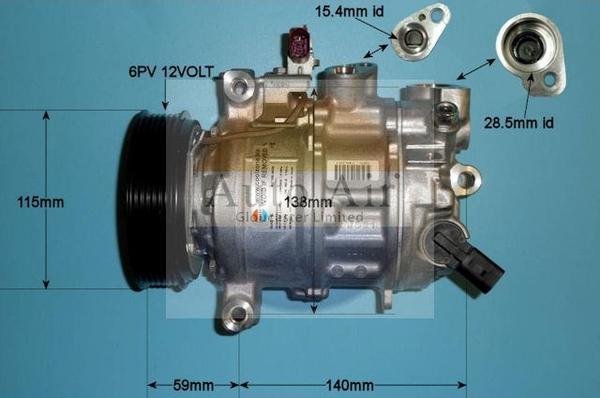 Auto Air Gloucester 14-1274 - Компрессор кондиционера autospares.lv