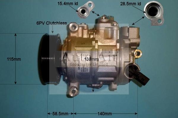 Auto Air Gloucester 14-1275 - Компрессор кондиционера autospares.lv