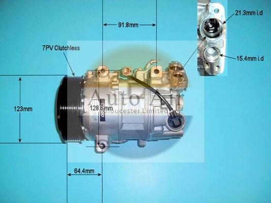 Auto Air Gloucester 14-1273 - Компрессор кондиционера autospares.lv