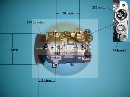 Auto Air Gloucester 14-1272 - Компрессор кондиционера autospares.lv