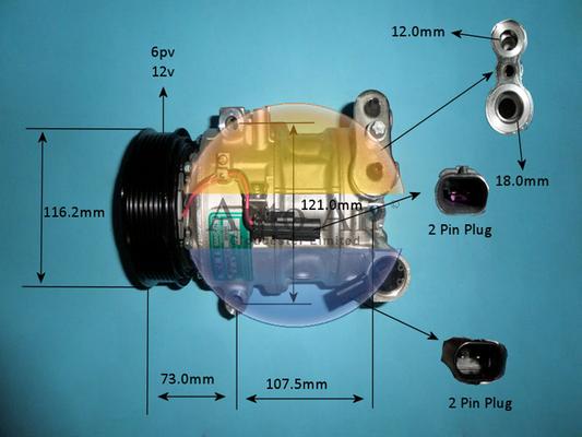 Auto Air Gloucester 14-8699 - Компрессор кондиционера autospares.lv