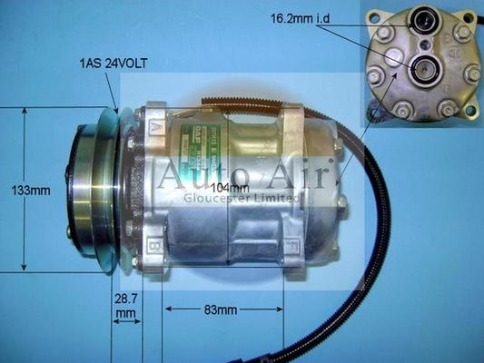 Auto Air Gloucester 14-8182 - Компрессор кондиционера autospares.lv