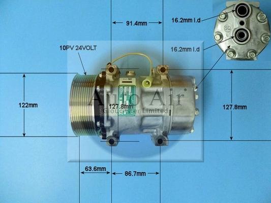 Auto Air Gloucester 14-8216 - Компрессор кондиционера autospares.lv