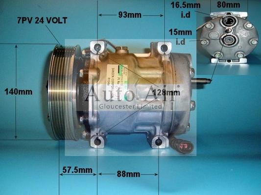 Auto Air Gloucester 14-8231 - Компрессор кондиционера autospares.lv