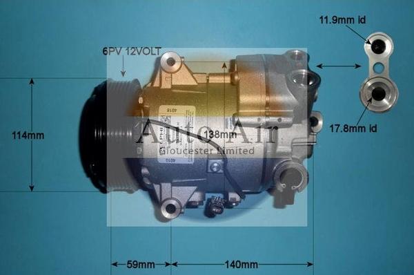 Auto Air Gloucester 14-7479 - Компрессор кондиционера autospares.lv