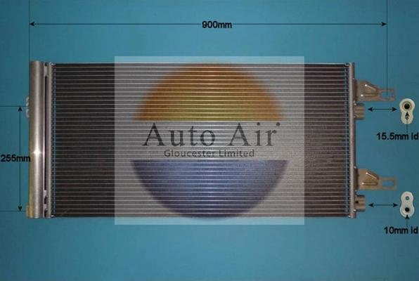Auto Air Gloucester 16-9802 - Конденсатор кондиционера autospares.lv