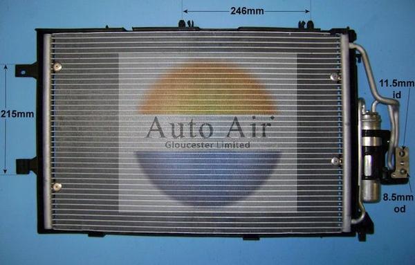 Auto Air Gloucester 16-6212 - Конденсатор кондиционера autospares.lv