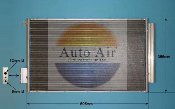 Auto Air Gloucester 16-1994 - Конденсатор кондиционера autospares.lv