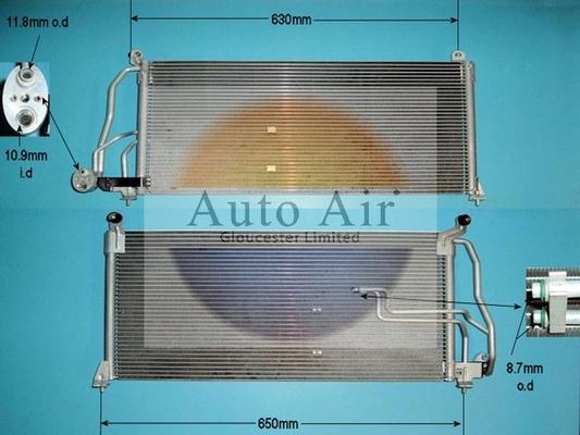 Auto Air Gloucester 16-1006 - Конденсатор кондиционера autospares.lv