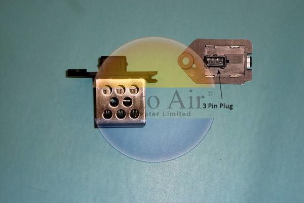 Auto Air Gloucester 20-0051 - Дополнительный резистор, вентилятор кондиционера autospares.lv
