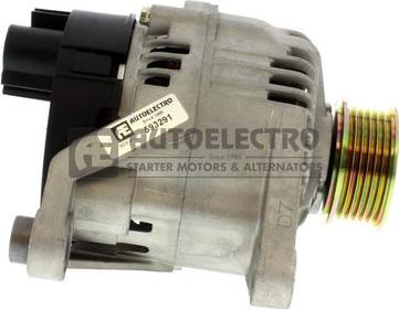 Autoelectro AEA2216 - Генератор autospares.lv