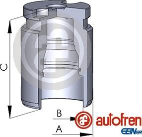 AUTOFREN SEINSA D02594 - Поршень, корпус скобы тормоза autospares.lv