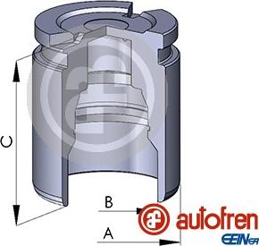 AUTOFREN SEINSA D02593 - Поршень, корпус скобы тормоза autospares.lv