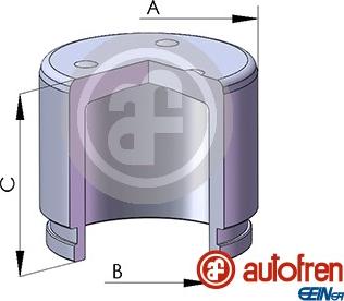 AUTOFREN SEINSA D02553 - Поршень, корпус скобы тормоза autospares.lv