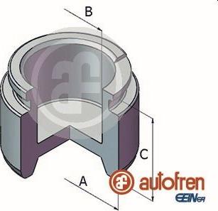 AUTOFREN SEINSA D025665 - Поршень, корпус скобы тормоза autospares.lv