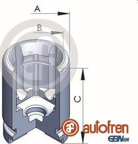 AUTOFREN SEINSA D02526 - Поршень, корпус скобы тормоза autospares.lv