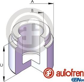 AUTOFREN SEINSA D025485 - Поршень, корпус скобы тормоза autospares.lv