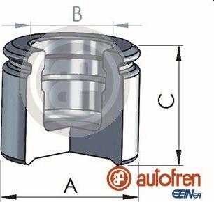 AUTOFREN SEINSA D025707 - Поршень, корпус скобы тормоза autospares.lv