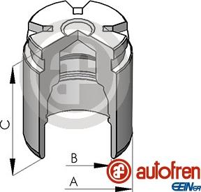 AUTOFREN SEINSA D02578 - Поршень, корпус скобы тормоза autospares.lv