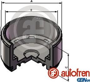 AUTOFREN SEINSA D025720 - Поршень, корпус скобы тормоза autospares.lv