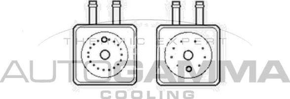 Autogamma 104798 - Масляный радиатор, двигательное масло autospares.lv