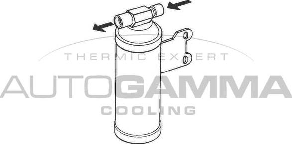 Autogamma 106368 - Осушитель, кондиционер autospares.lv