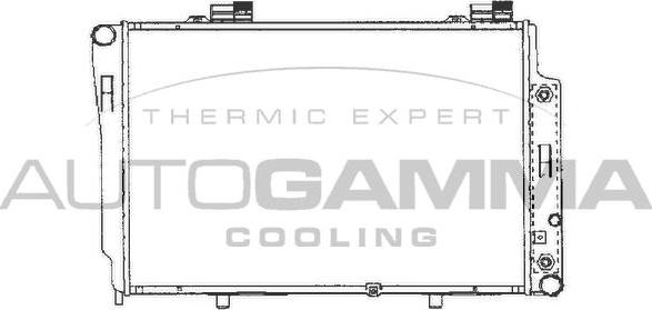 Autogamma 101320 - Радиатор, охлаждение двигателя autospares.lv