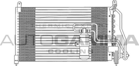 Autogamma 101715 - Конденсатор кондиционера autospares.lv