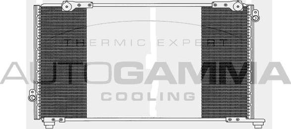 Autogamma 103924 - Конденсатор кондиционера autospares.lv