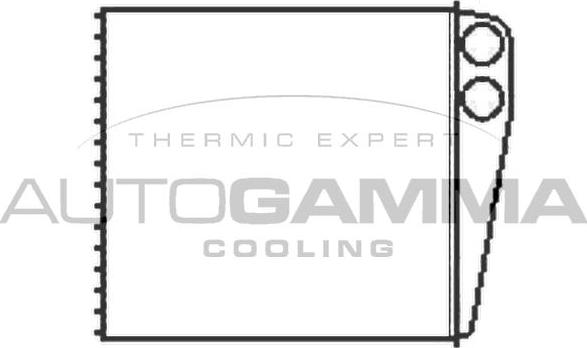 Autogamma 103542 - Теплообменник, отопление салона autospares.lv