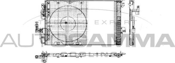 Autogamma 103243 - Конденсатор кондиционера autospares.lv