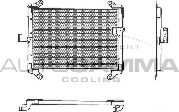 Autogamma 102633 - Конденсатор кондиционера autospares.lv