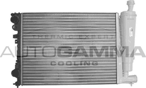 Autogamma 102023 - Радиатор, охлаждение двигателя autospares.lv