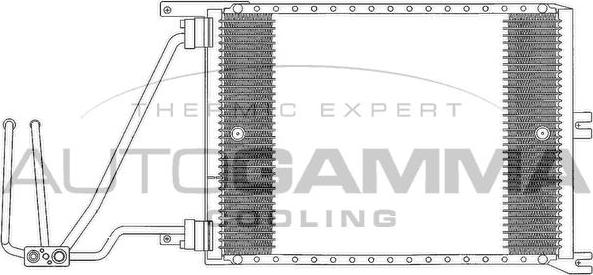 Autogamma 102746 - Конденсатор кондиционера autospares.lv