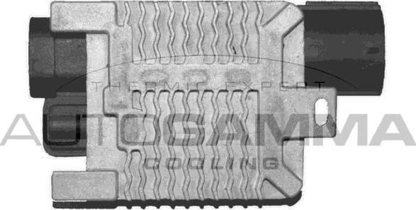 Autogamma GA15493 - Дополнительный резистор, электромотор - вентилятор радиатора autospares.lv