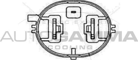 Autogamma GA228300 - Вентилятор, охлаждение двигателя autospares.lv