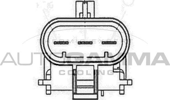 Autogamma GA200851 - Вентилятор, охлаждение двигателя autospares.lv