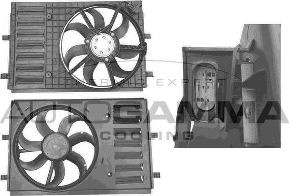 Autogamma GA221022 - Вентилятор, охлаждение двигателя autospares.lv